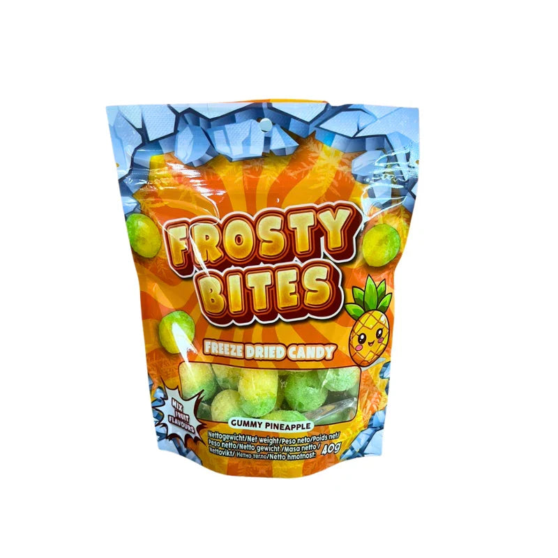 Frosty Bites Gefriergetrocknete Ananas Candy 175g – Detailansicht
