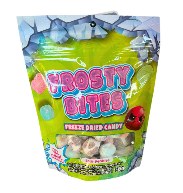 Frosty Bites Gefriergetrocknete Sour Pebbles 175g