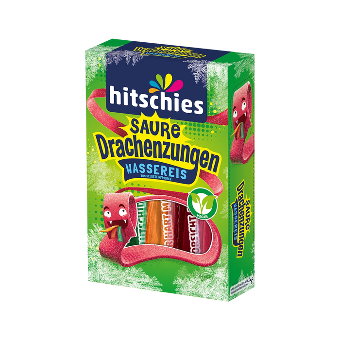Hitschies Saure Drachenzungen Wassereis 10x40ml Fruchtgeschmack – Produktansicht
