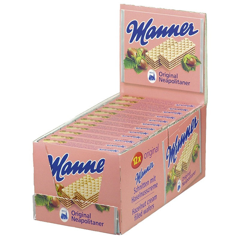 Manner Original Neapolitaner Schnitten 75g Haselnuss-Waffelriegel – Detailansicht