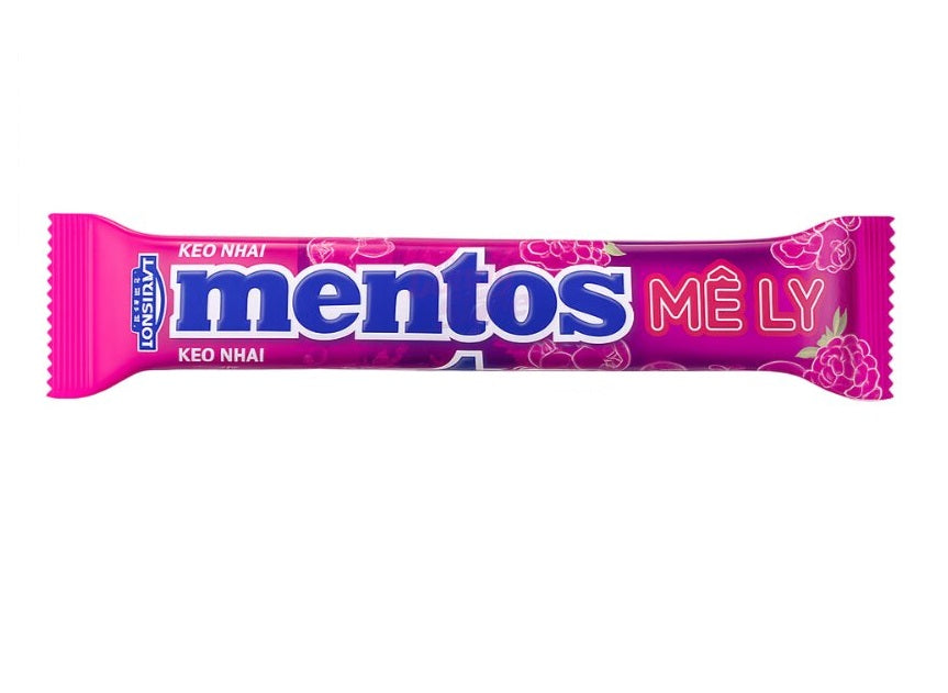 Skittles Mentos Chewing Candy Blueberry Raspberry – Produktansicht