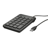 Numerische Tastatur Trust 22221 Schwarz