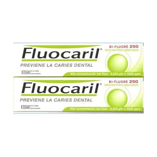 Fluocaril Zahnpasta Menthol Geschmack 2 x 125 ml