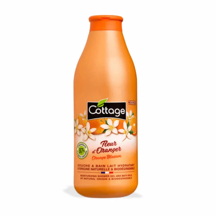 COTTAGE Duschgel und Bade-Milch Fleur d'Oranger 750 ml