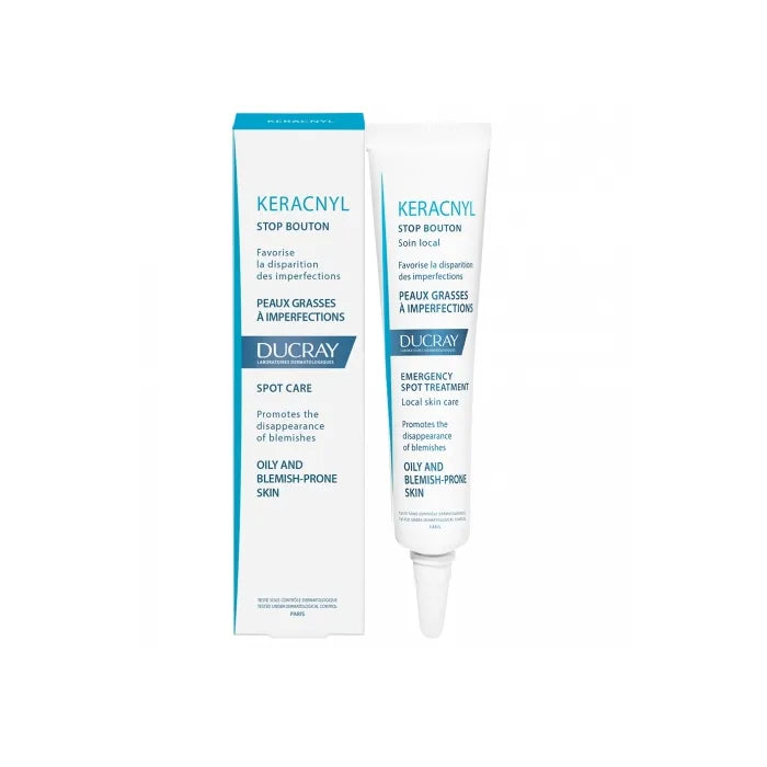 Ducray Keracnyl Stop Blackheads 10ml Spot Gel Tube