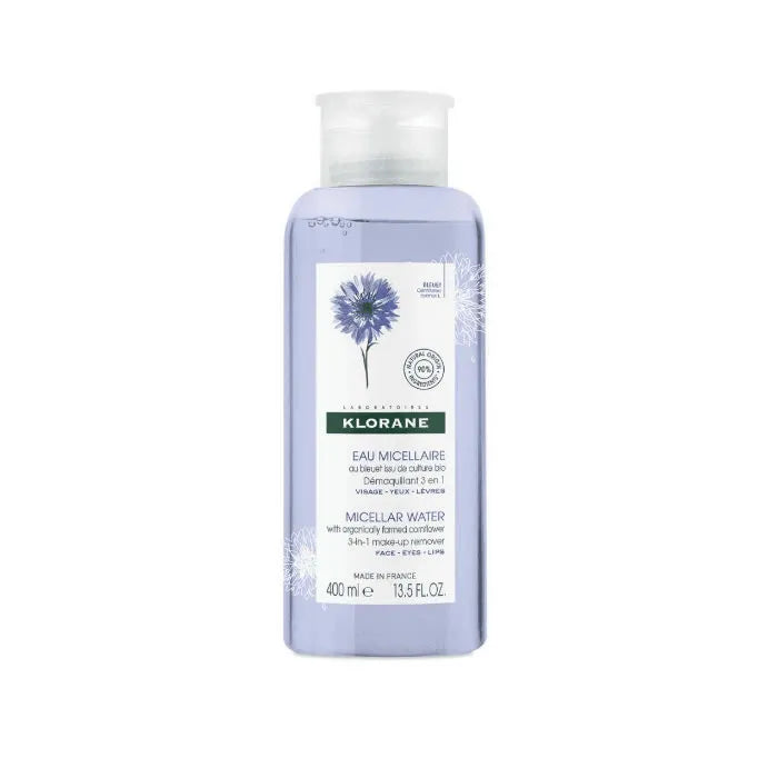 Klorane Micellar Water Cornflower Make-up Remover 400ml