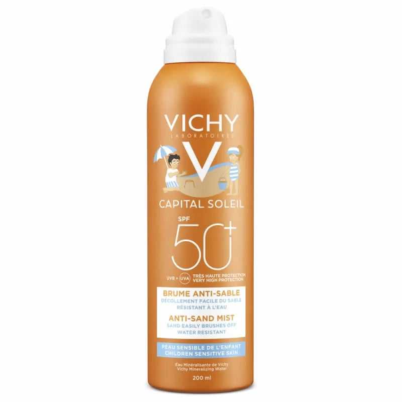 Vichy Capital Soleil Anti-Sand-Nebel für Kinder Spf50 200ml
