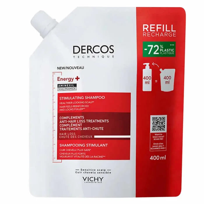 Vichy Dercos Energy+ Stimulierendes Shampoo Nachfüllpackung 400ml