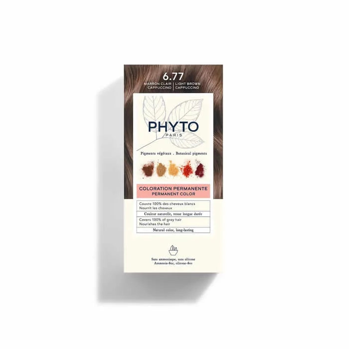 PHYTO PARIS Phyto Hair Colour 6.77 Light Brown Cappuccino 180g