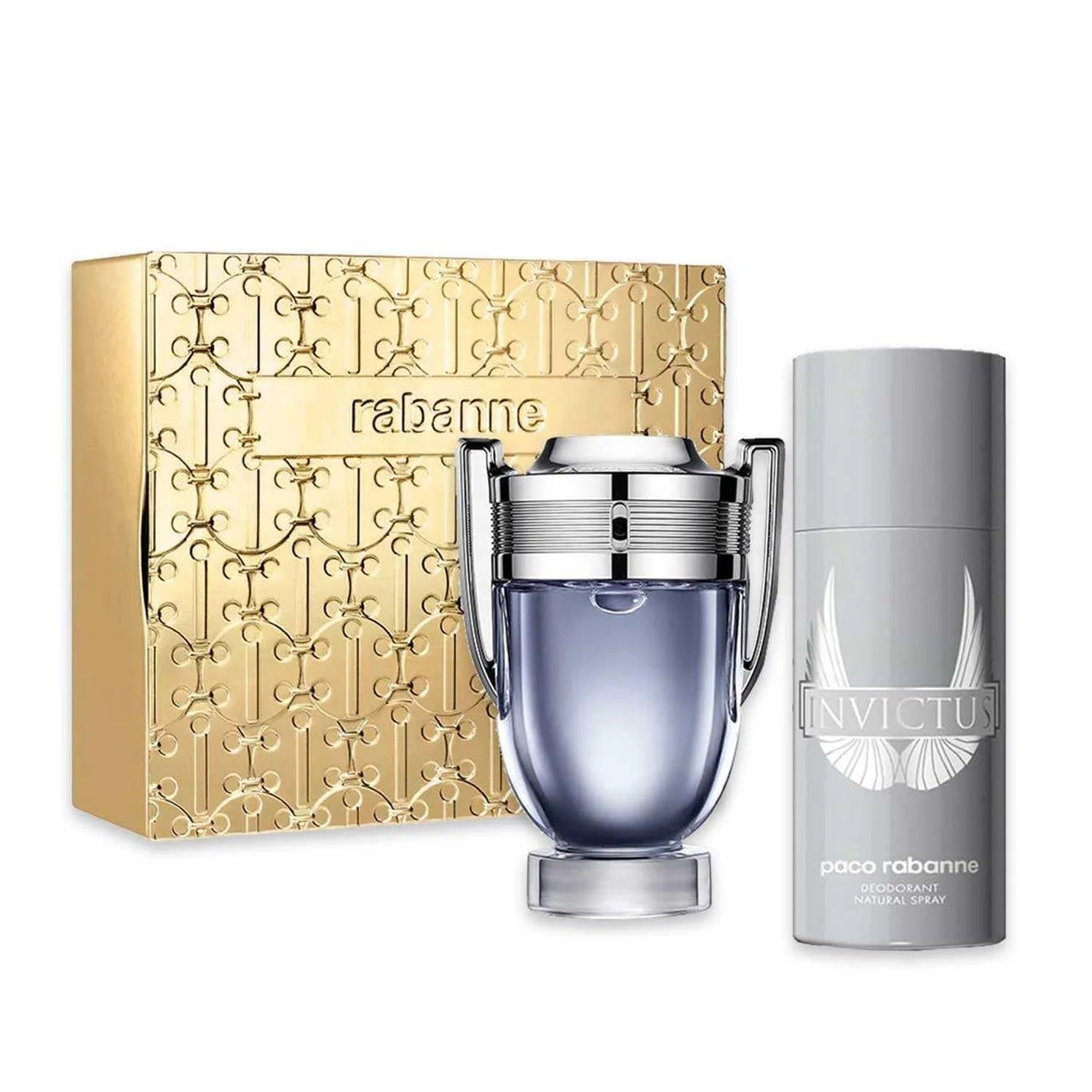 Paco Rabanne Invictus Duftset 100 ml Eau de Toilette und 150 ml Deodorant