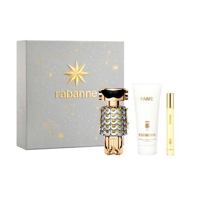 Paco Rabanne Fame Eau De Parfum Spray 50ml Set 3 Artikel