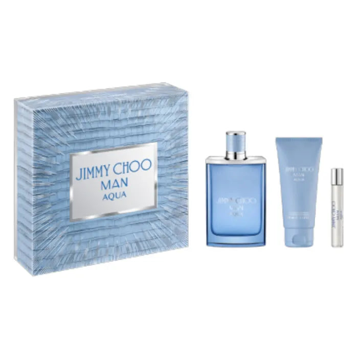Jimmy Choo Man Aqua Eau De Toilette Spray 100ml Set 3 Artikel