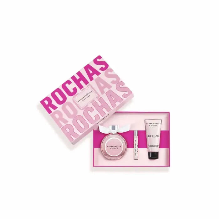 ROCHAS Mademoiselle Eau de Parfum Spray 90ml Set 3 Artikel