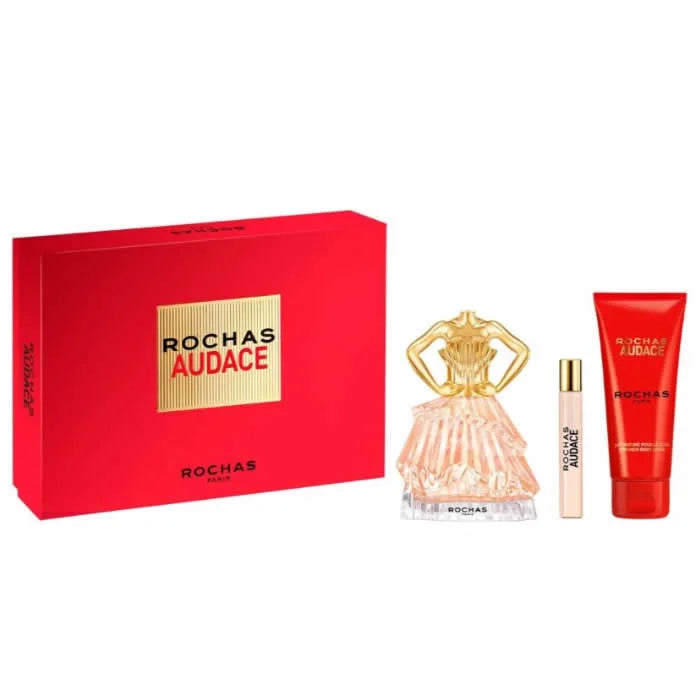 Rochas Audace Eau De Perfume Spray 90ml Set 3 Artikel