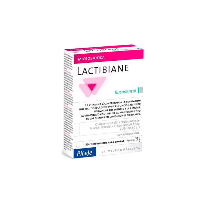PILEJE Lactibiane Bucodental 30 Comprimidos Verpackung