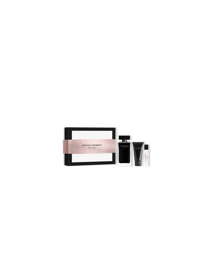NARCISO RODRIGUEZ For Her Eau de Toilette Set 100ml Body Lotion 50ml EdT 10ml