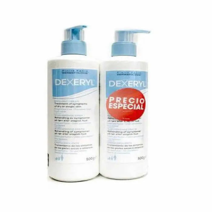 DUCRAY Dexeryl Emollient Creme 2x500g für trockene Haut