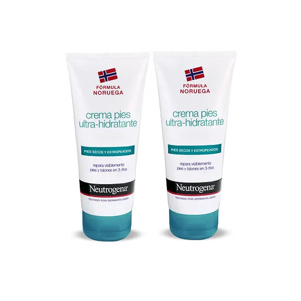 Neutrogena Norwegian Formula Fusscreme Nourishing Foot Cream 2x100ml