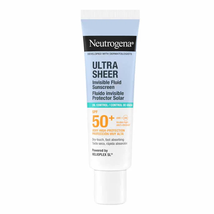 Neutrogena Ultra Sheer Invisible Fluid Suscreen Oil Control Spf50+ 50ml