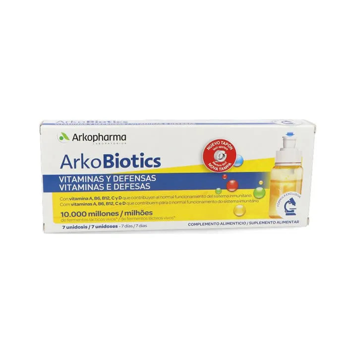 ARKOPHARMA Arkobiotics Vitamine und Abwehrkräfte Erwachsene 7 Dosen