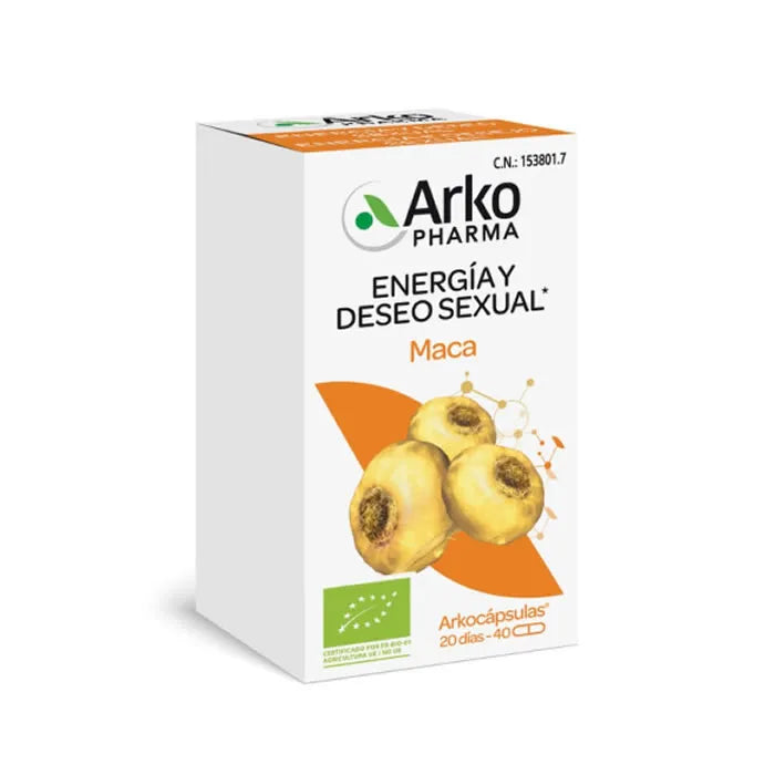 Arkopharma Maca Energie & sexuelles Verlangen 40 Kapseln