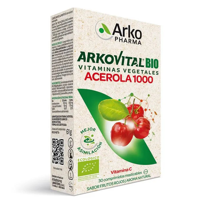 Arkopharma Arkovital Acerola 1000 Vitamin C 30 Tabletten