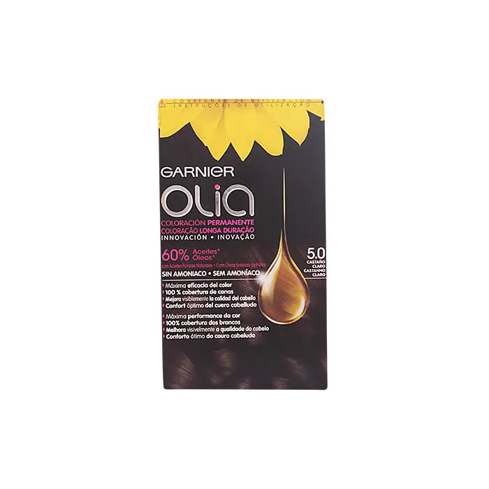 GARNIER Olia Permanent Coloring 5,0 Hellbraun