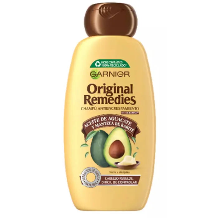 Garnier Original Remedies Avocado Shea Shampoo 600ml Flasche