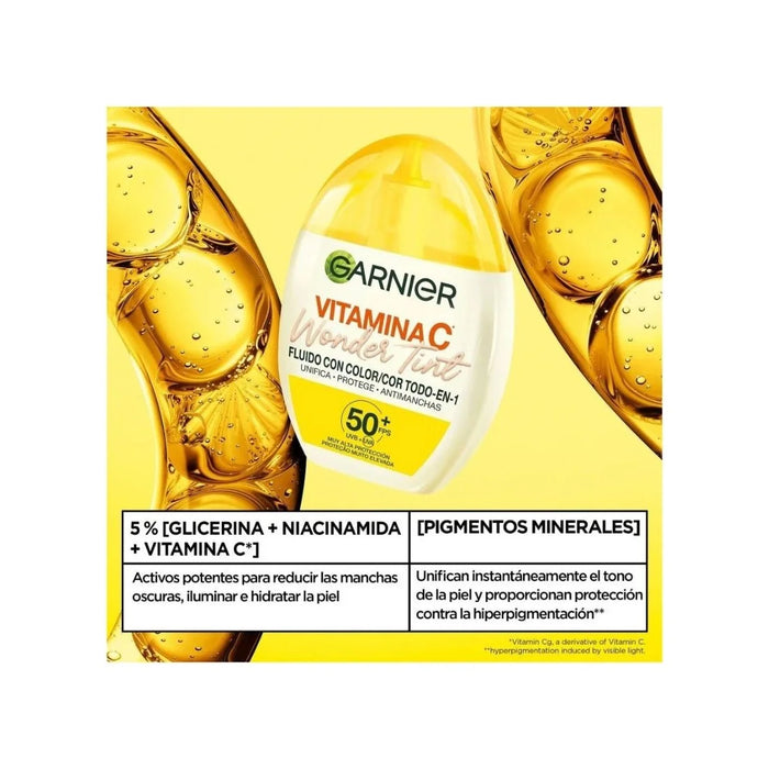 Garnier Vitamina C Wonder Tint Fluid mit SPF50 Medium 40ml