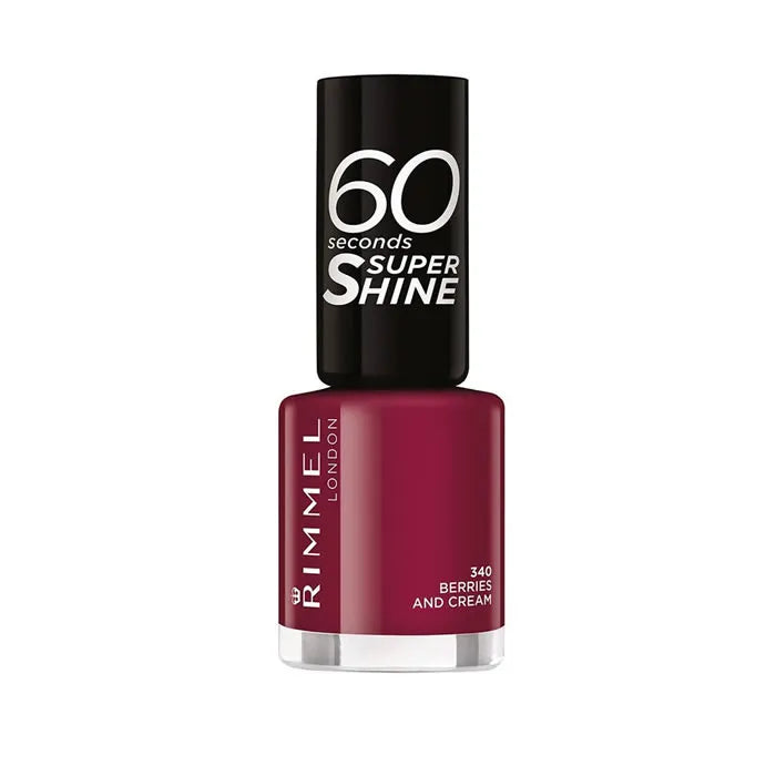 Rimmel London 60 Seconds Super Shine Nagellack 340 Berries And Cream