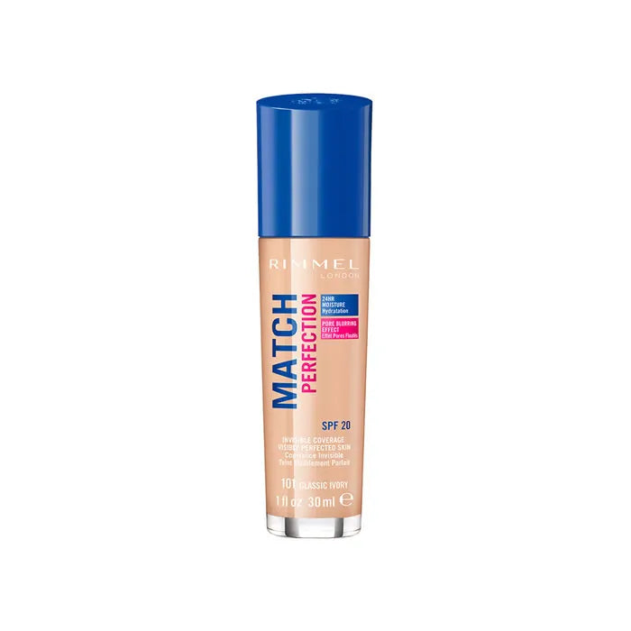 Rimmel London Match Perfection Foundation SPF20 Classic Ivory 30ml
