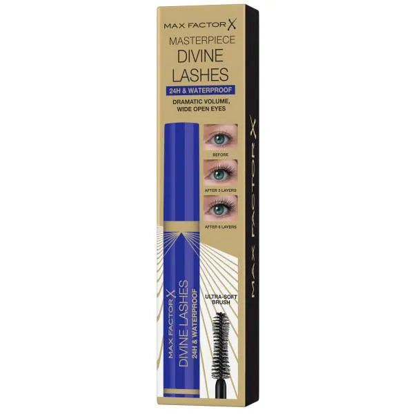 Max Factor Divine Lashes 24h Waterproof Mascara Schwarz 13.1 ml