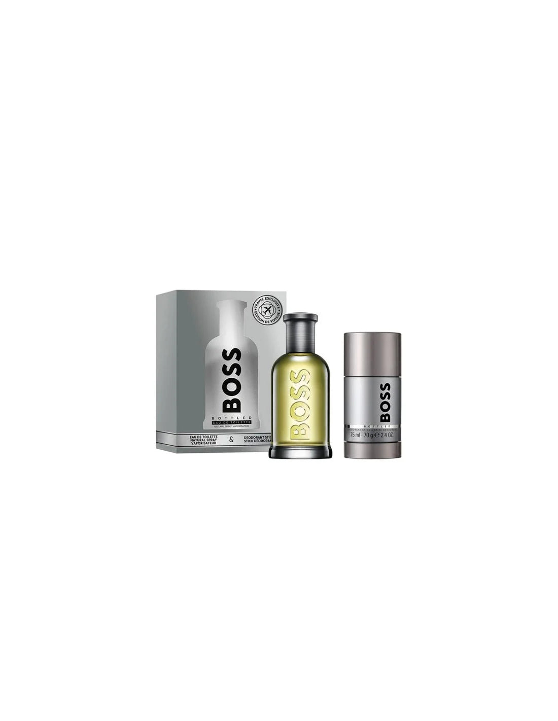 Hugo Boss Boss Bottled Eau de Toilette 100ml mit Deodorant Stick 75ml Set