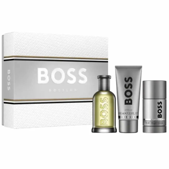 HUGO BOSS Bottled Eau De Toilette Spray 3 x 100 ml Set