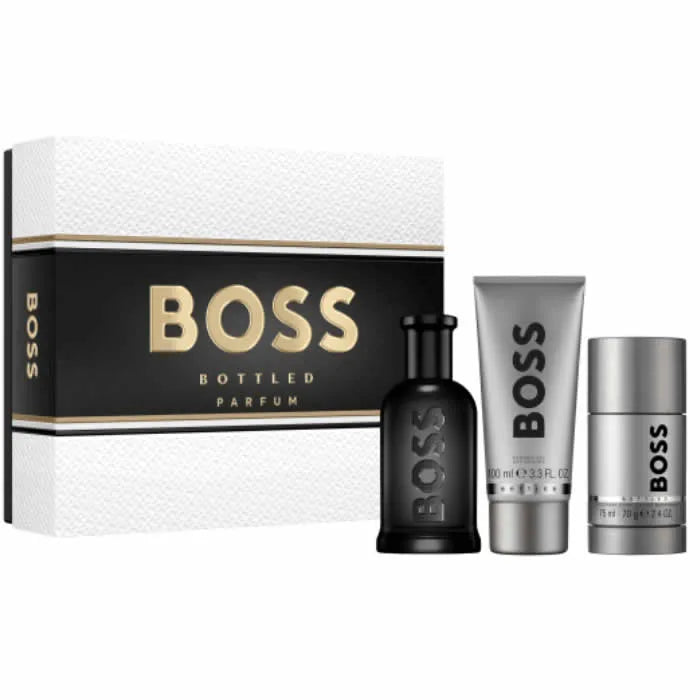 HUGO BOSS Boss Bottled Eau De Parfum Spray 100ml Set 3 Artikel