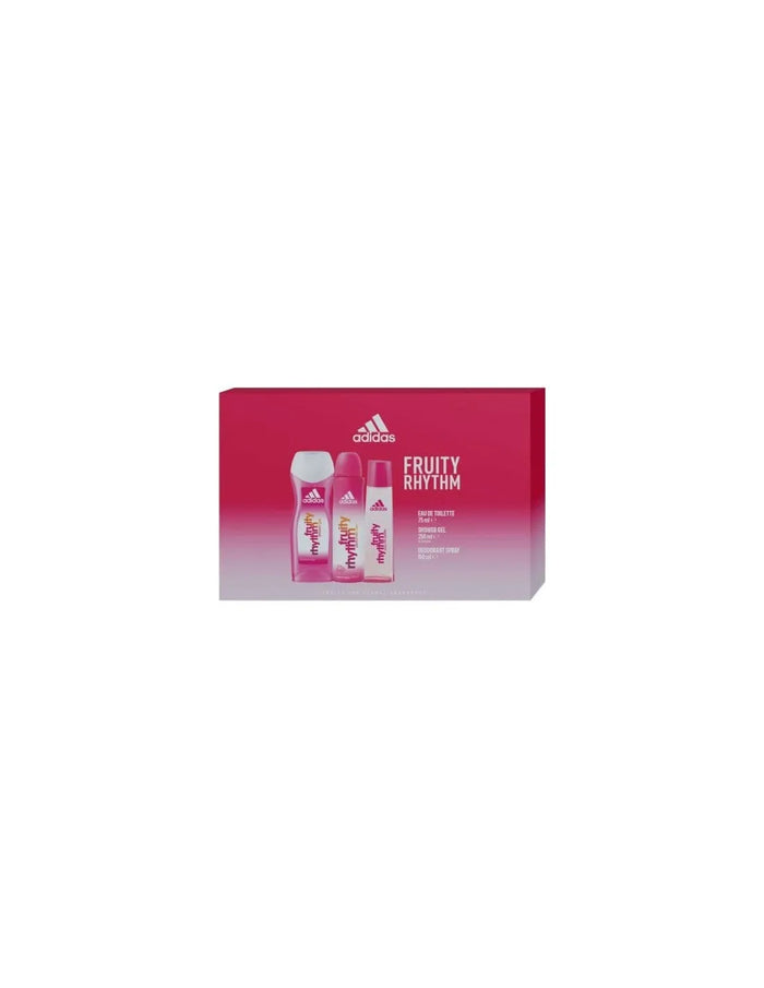 ADIDAS Fruity Eau de Toilette Set mit Body Gel und Deodorant