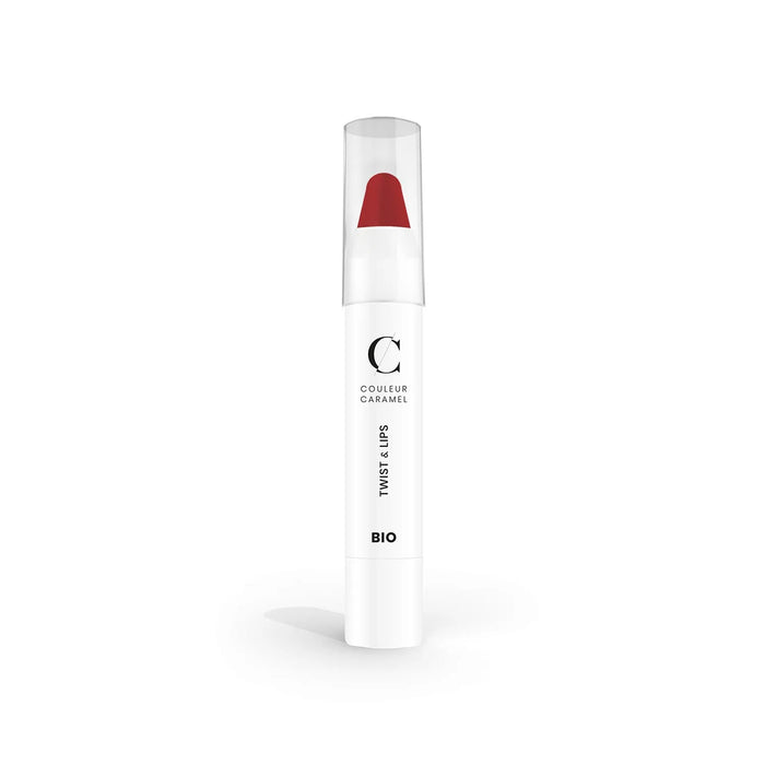 COULEUR CARAMEL Twist y Lips Lippenstift Matt Red