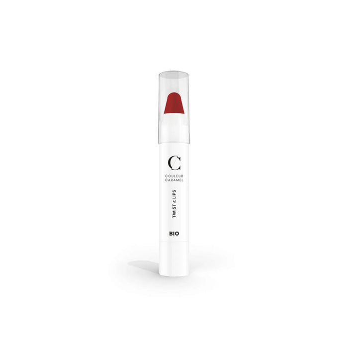 COULEUR CARAMEL Twist y Lips Lippenstift Glossy Red