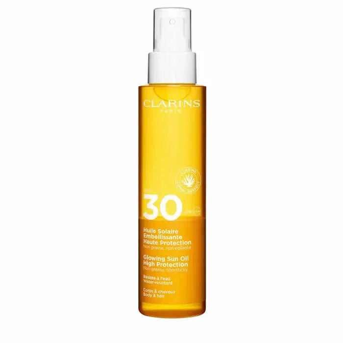 CLARINS Glowing Sun Oil High Protection 150 ml