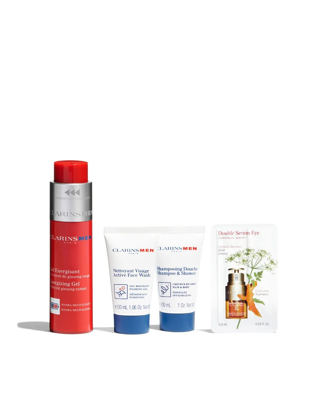 Clarins Men Set Gesichtsgel und Shampoo