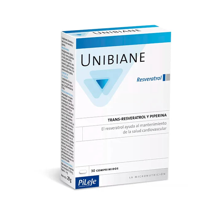 Pileje Unibiane Resveratrol 30 Kapseln