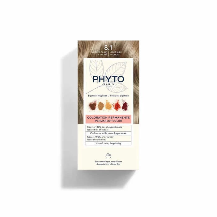 Phyto Hair Colour By Phytocolor 8.1 Light Ash Blonde 180g
