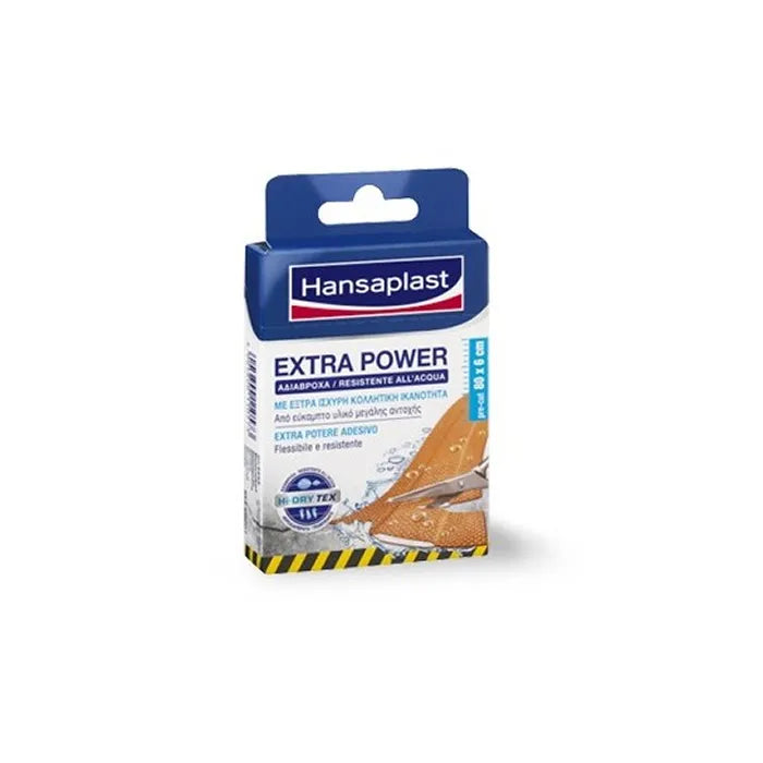 Hansaplast Extra Strong Wundpflaster 80 cm x 6 cm 8 Stück