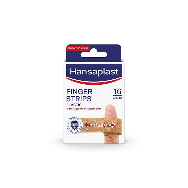 HANSAPLAST Elastic Finger Strips 16 Stück Fingerpflaster
