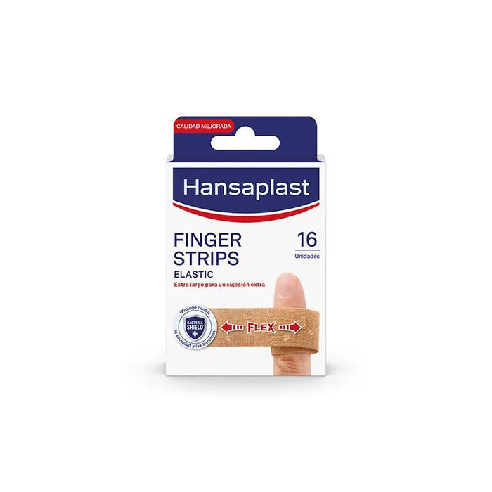 HANSAPLAST Elastic Finger Strips 16 Stück Fingerpflaster
