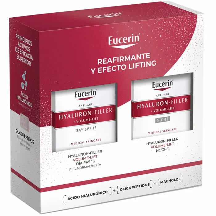 Eucerin Hyaluron Filler Volume Lift Day Cream Spf15 50ml Set 2 Artikel