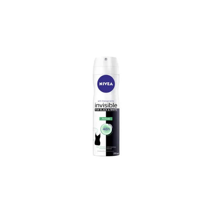NIVEA Black & White Active Deodorant Spray 200ml