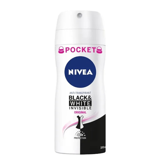 Nivea Black & White Invisible Original Deodorant Spray 100ml