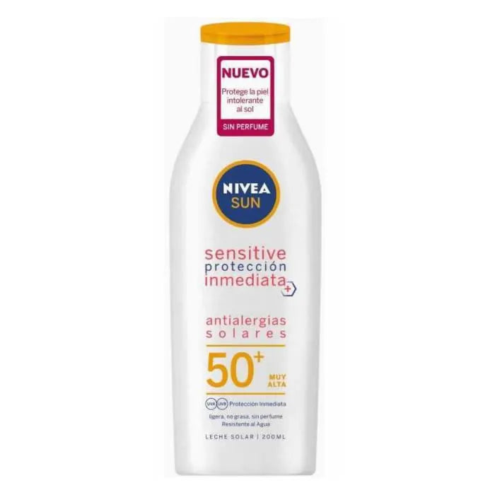 NIVEA Sun Sensitive SPF50+ Milk 200ml Sonnenschutz