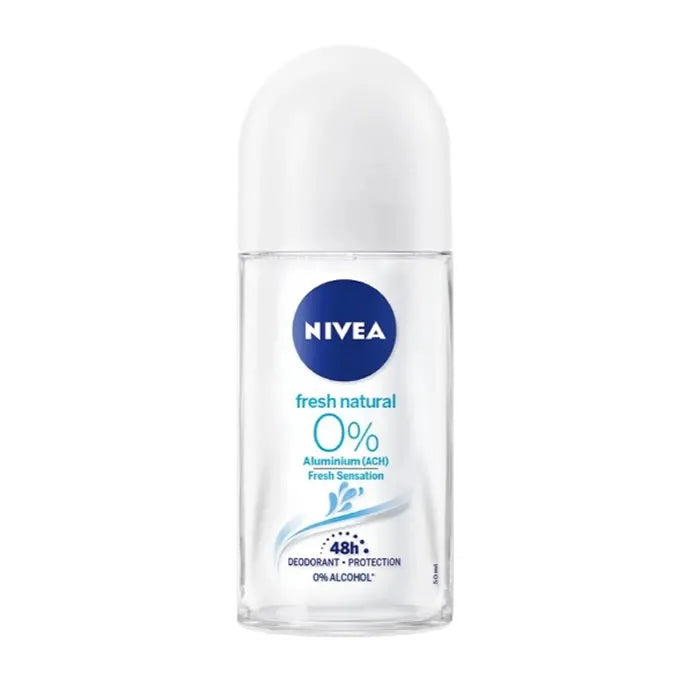 NIVEA Fresh Natural 0% Roll-On Deodorant 50ml
